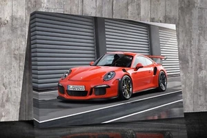 Porsche 911 GT3 Canvas mounted canvas print ready to hang - Picture 1 of 6