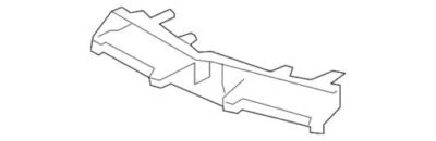 Parachoques delantero genuino GM 2005-2009 Chevrolet Equinox soporte fascia 15890078 Foto 1 de 2