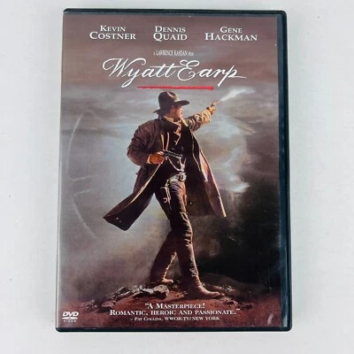 Wyatt Earp DVD Kevin Costner, Dennis Quaid, Gene Hackman - Image 1 of 2
