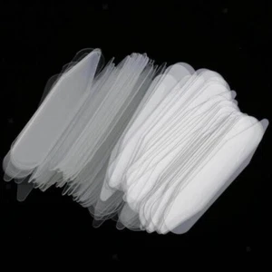 200Pcs Plastic Collar Stays Stiffeners Stay Bones Shirt Men's Clear Collar Stays - Picture 1 of 16