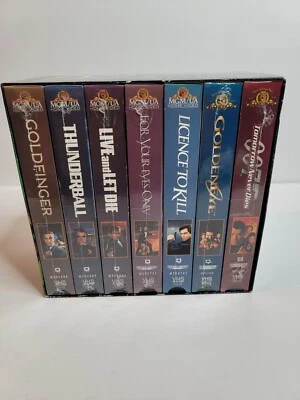 007: The James Bond Collection 7-Tape VHS Box Set - MGM Studios (6 of 7 Sealed) - Image 1 of 3