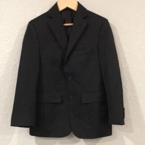 Joseph & Feiss Boys Sz 8 Classic Black Suit Blazer Jacket Formal Preppy - Picture 1 of 11