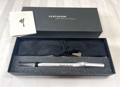 AMEX Centurion Bamboo Glass Pen Birthday Gift New American Express Exclusive - Image 1 of 4