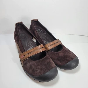 Zapatos para mujer Merrell Plaza Bandeau marrón espresso Mary Jane talla 9 sin cordones de gamuza - Imagen 1 de 8