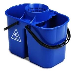 Secchio Doppio con Strizzino FILMOP , Capacità 8+6 Litri, Blu - Foto 1 di 1