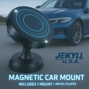 Soporte Sostenedor Magnetico De Telefono Celular Para Carro Auto Coche Universal - Picture 1 of 24