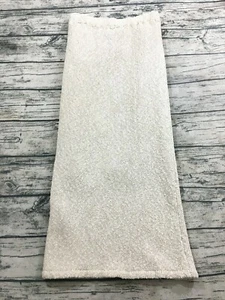 Roisin Dubh Donegal Vtg Linen Knit Blend Maxi Skirt Sz S/M (msrd) Cream Ireland - Picture 1 of 8