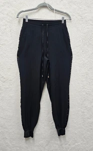 Bar III Women Pants Extra Small Black Poly Blend Drawstring Regular Fit Jogger - Picture 1 of 18
