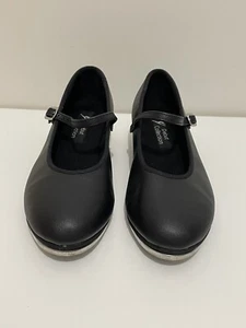 ENERGETIKS Adults Debut Flat Heel Black Tap Shoes TSA06 - Size 7.5 - Picture 1 of 5