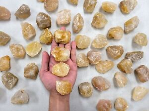 Golden Healer Quartz Crystal Stones Gold Quartz - Healing Natural Chakra Gems