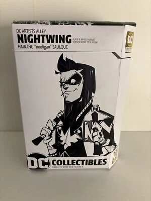 Figura Vinilo DC Collectibles DC Artists Alley: Nightwing Nooligan Variante B&W Foto 1 de 4