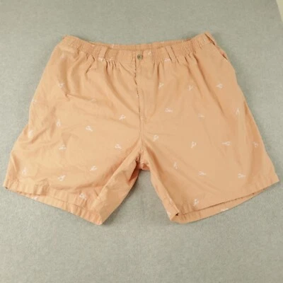 Harbor Bay Shorts Mens 3XL Elastic Waist Chino Casual Lobster Beach Flat Front - Image 1 of 4
