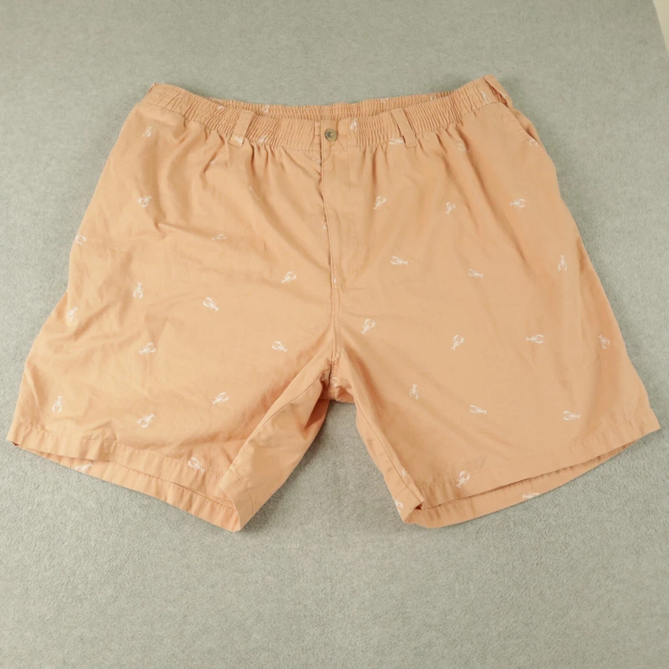 Shorts Harbor Bay masculino 3XL elástico cintura chino casual lagosta praia frente plana - Imagem 1 de 4