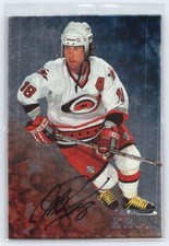 1998 Be a Player Robert Kron #25 Auto    Carolina Hurricanes
