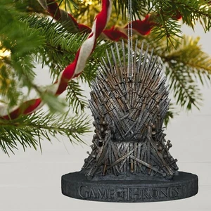 NEU Hallmark Keepsake Game of Thrones™ The Iron Throne musikalisches Ornament HBO - Bild 1 von 6