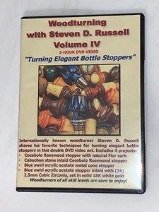 Steven D Russell Woodturning DVD’s Bottle Stoppers Volume IV - Picture 1 of 3