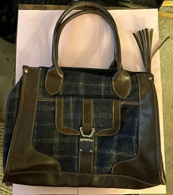 Bolso de mano mujer a cuadros Foto 1 de 4