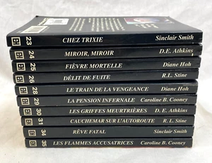 Frissons Books x10 Paperback Horror RL Stine Vintage 1990 23-26 28-31 34 35 - Bild 1 von 9