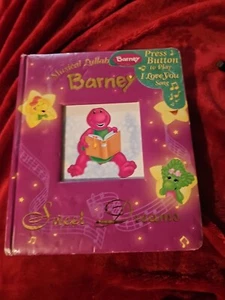 2002 Musical Wiegenlied Schatzkammer Barney Sweet Dreams Buch - Bild 1 von 10