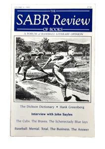 The SABR Review of Books: A Forum of Baseball Literary Opinion, Volume IV, 1989 - Bild 1 von 3