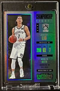 2017-18 Panini Contenders Jeremy Lin Holo Platinum One of One 1/1