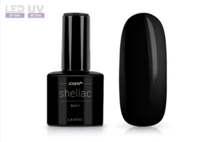 Jolifin UV LED LAVENI Shellac 12ml Farbe black Nagelstudio Nail Art Gel - Bild 1 von 2