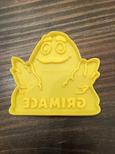 McDONALD'S GRIMACE COOKIE CUTTER Yellow 1980 - Picture 1 of 1