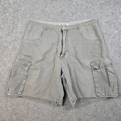 Vintage Bugle Boy Shorts Mens 36* Skater Baggy Cargo Wide Leg Green Y2K 90s - Image 1 of 4