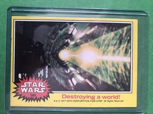 1977 Topps Star Wars  #160 Destroying a world! - Picture 1 of 2