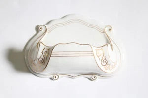 antique bathroom soap holder | victorian deco vtg soap porcelain wall soap - Picture 1 of 12