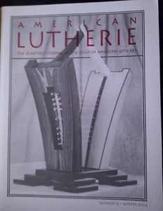 American Lutherie Quarterly Journal #72 Winter 2002 - Imagen 1 de 4