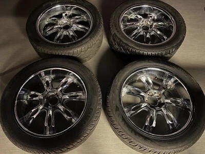 Gitano G58 Chrome Felgen 22' Räder 295/45 R22 Reifen Dodge RAM Chrysler Jeep  - Bild 1 von 4