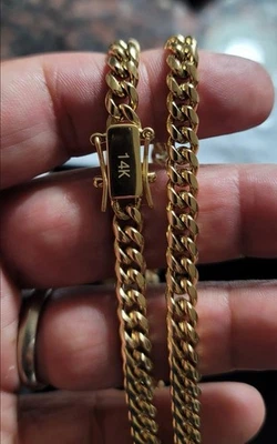14K GP Cuban Link Chain - Image 1 of 4
