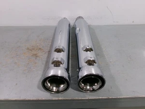 2017-2025 HD M8 Touring Cobra Neighbor Haters Mufflers, Used - Imagen 1 de 16