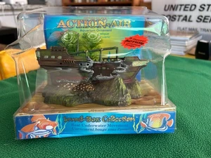 De colección 1999 Penn-Plax Action-Air Naufragio Acuario Adorno Decoración NUEVO - Imagen 1 de 5