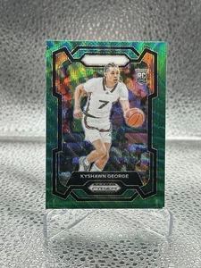 Selecciones del draft de Panini Prizm 2024 NBA WNBA Kyshawn George RC Teal Wave #71 - Imagen 1 de 2