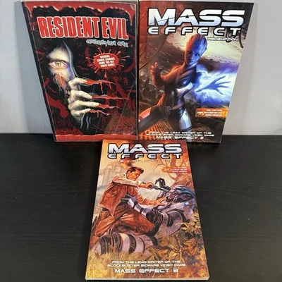 VIDEO GAME TPB LOT of 3- MASS EFFECT DARK HORSE & RESIDENT EVIL WILDSTORM DC - Image 1 of 4