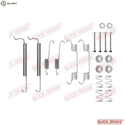 ACCESSORY KIT BRAKE SHOES 105-0849 FOR DAEWOO  VAUXHALL  OPEL  CHEVROLET - Image 1 of 4