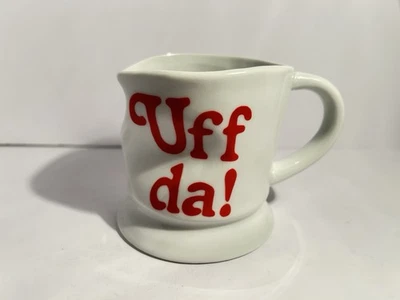 UFF DA arrugado vintage! Taza de café sueca noruega taza Bergquist importaciones RARA Foto 1 de 4