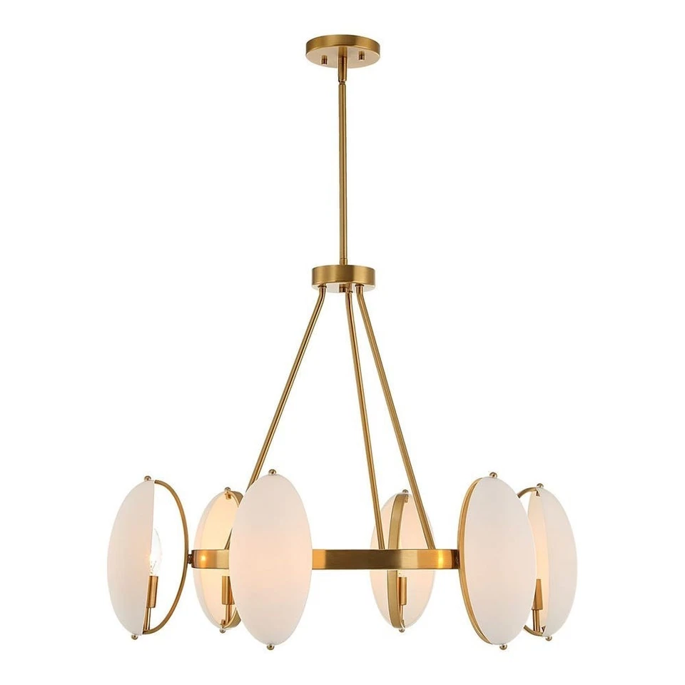 Uttermost - Oviform - Lámpara de araña de 6 luces - 25 pulgadas de alto y 30,25 pulgadas de ancho Foto 1 de 1
