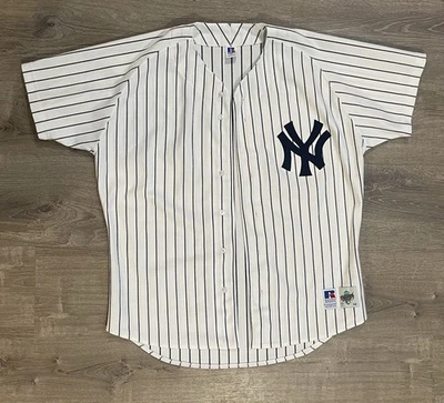 Vintage Russell Diamond Collection MLB New York Yankees Jersey Size 48 Blank - Image 1 of 4