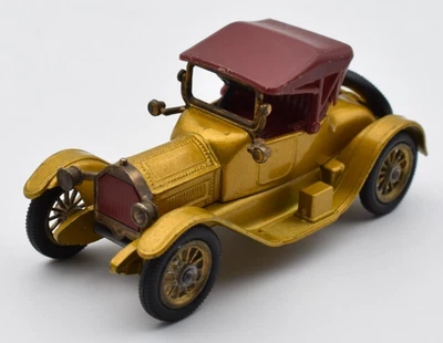 Matchbox MoY Yesteryear Y6 1913 Cadillac gold. 913 Bodenplatte. Lesney England - Bild 1 von 4