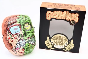 GOBLINHAUS Vintage Ben Cooper Stil Kunststoff Halloween Box Maske "TOXIC TODD" - Bild 1 von 5