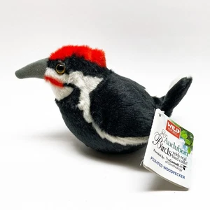 Peluche de pájaro carpintero apilado Wild Republic Audubon Birds con etiquetas, sin sonido - Imagen 1 de 3