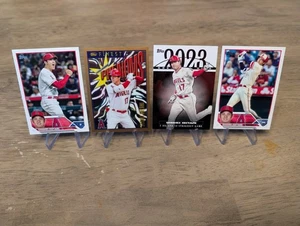 Lote de cuatro cartas Topps Shohei Ohtani 2023 - Los mejores flashbacks + los mejores éxitos - Imagen 1 de 6