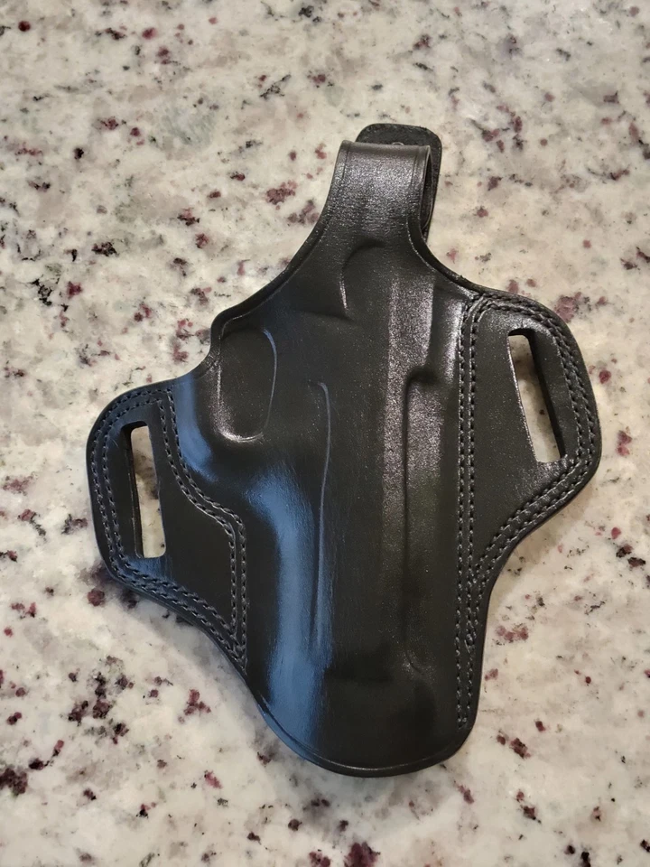 Galco FL202B Black Leather Holster - Right Hand RH - See Pictures For Details  - Image 1 of 4