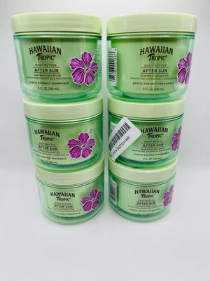 6x Hawaiian Tropic After Sun Loción Hidratante Coco Manteca Corporal Foto 1 de 2