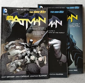 Batman 3 x New 52 Trade Paperbacks Vol 1, 3, 4 Scott Snyder 2012 DC Comics - Picture 1 of 13