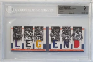 2011 Preferred Booklet /150 Six Jersey Patches Shaquille Kareem Olajuwon - BGS 9 - Picture 1 of 9