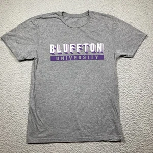 Bluffton University Beavers T-Shirt Damen Small Grau Kurzarm Ohio College - Bild 1 von 8